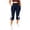Navy, variant on Noric Women's Plus Size High Waist Capri Leggings with Pockets Bow Tie High Rise Stretchy Casual Workout Cropped Yoga Pants