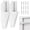White, variant on 2 Pcs Screen Door Jamb Bracket Plastic Storm Door Closer Bracket Hardware Replacement for Repairing Easy to Install