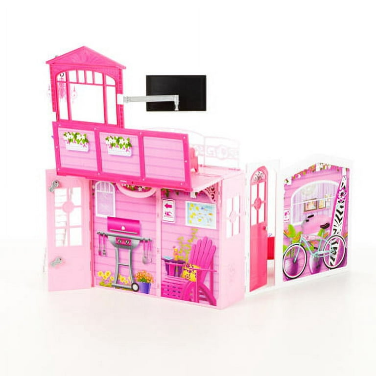 Glam Barbie doll house tour! Play Toys! 