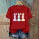 thumbnail image 5 of TaTaai Womens Casual Printed Short Sleeve T Shirt Round Neck Loose Fit Soft Blouse Fashion Easter Graphic Tee Lightweight for Spring Summer Daily Work Vacation Gift, 5 of 6