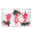 thumbnail image 2 of Adorno colgante para árbol de Navidad con forma de muñeco de nieve y campana de nieve envuelto en tela, 25 cm, decoración festiva para el hogar, 2 of 5