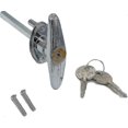 thumbnail image 3 of Garage Door Keyed T-handle Lock Kit With 2keys,universal Shed Door Lock T Handle, 3 of 5