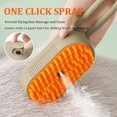 thumbnail image 4 of Steamy Brush Pro, 3-in-1 Steamy Brush for Cats and Dogs, Cat Steam Brush for for Removing Tangled and Loosse Hair (White Brown), 4 of 9