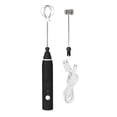 thumbnail image 1 of Espumador De Leche Eléctrico Batidora De Mano Batidora De Huevos De Mano Ajustable De 3 Velocidades Agitador De Café Carga USB Cocinar Para Hornear Para Batir Mezclar ANGGREK Electrodomésticos, 1 of 8