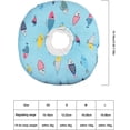 thumbnail image 2 of Collier Confortable pour Chat Collier de Protection Réglable pour Petit Chien, Collier en Coton Doux pour Chat de Moins de 2 kg, Bleu Clair, XS, 2 of 8