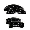thumbnail image 3 of MGP 4 Caliper Covers Engraved Front & Rear MGP Black finish silver ch Fits select: 2017 HONDA CIVIC EX, 2016 HONDA CIVIC LX, 3 of 6