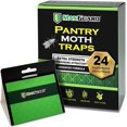 thumbnail image 1 of Trampas para polillas MaxGuard de despensa, paquete de 24 con feromonas extra fuertes, 1 of 6