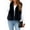 Black, variant on Women'S Faux Fur Waistcoat Vest Fuzzy Sleeveless Open Front Outwear Winter Warm Short Fluzzy Vest Jacket Coat Yellow S