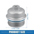 thumbnail image 4 of Tapa de Carcasa de Filtro de Aceite Unique Bargains 12583470 para Chevrolet Camaro, 4 of 7