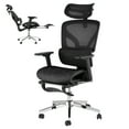 thumbnail image 2 of Ataujin Ergonomic Office Chair with Breathable Mesh Back, High Back Support, 3D Adjustable Armrests, Dynamic Lumbar Support, Smooth Rolling Wheels, and Foot Pad, Comfortable Desk Chair, 2 of 9