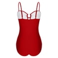 thumbnail image 4 of Tsesme Women’s One Piece Swimsuit Spaghetti Strap Bathing Suit Cut out Ring Linked Cutout Swim Suit, 4 of 6