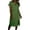 Green dresses women, variant on Linen Dress Women Elegant Keyhole Neck Short Sleeve Dresses Summer Beach Sundresses Trendy Side Split Hem A Line Midi Dress Spring Pink XXL