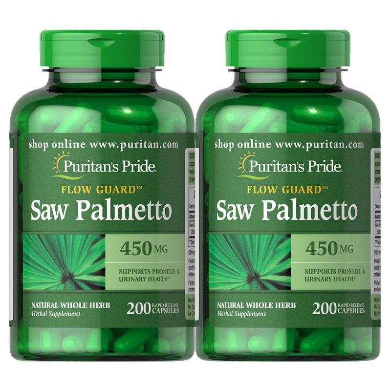 Puritan's Pride Saw Palmetto 450 mg 2 Pack