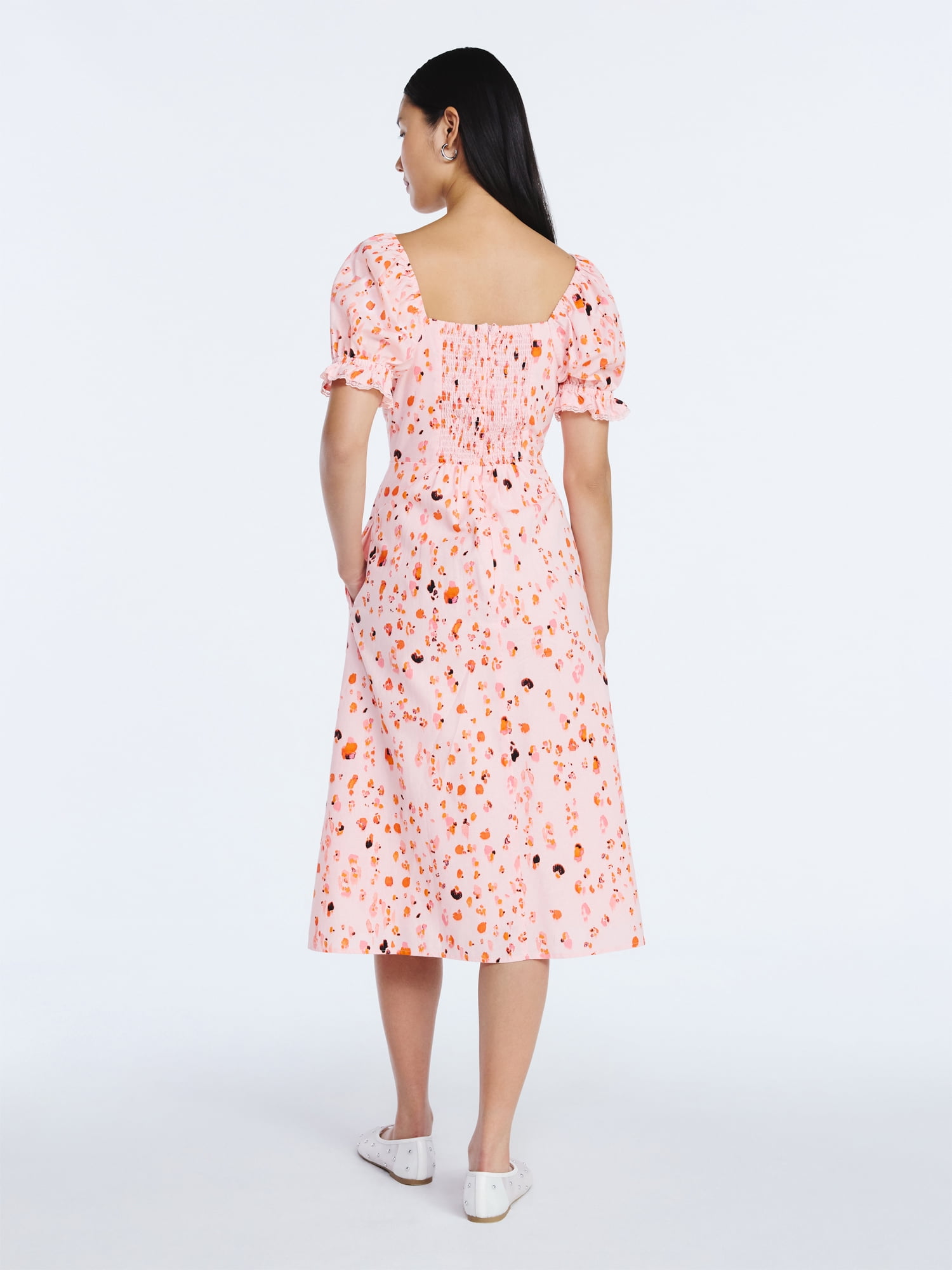 Scoop Women's and Women's Plus Lace Collar Dress, Sizes XS-4X