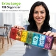 thumbnail image 3 of Extra Large Pill Organizer 2 Times a Day, 7 Day XL Pill Box AM PM ,Weekly Pill Case Twice a Day, Oversized Daily Medicine Container for Vitamins, 3 of 6