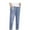Light Blue Jeans for Men, variant on HOOMEUMY Men's Denim Jeans Straight Leg Loose Fit Trousers Comfortable Cotton Washed Fall Pants Blue Men Jeans Light Blue M
