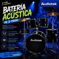 thumbnail image 2 of Batería Acustica Musical 5 piezas AUDIOTEK Negra, 2 of 7