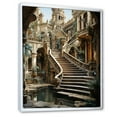 thumbnail image 2 of Designart "Refuge Rich Castles Royal wall art I" Cityscapes Floater Framed Canvas Wall Art, 2 of 7