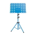 thumbnail image 1 of Bunblic Sheet Music Stand Music Note Holder Tripod Base Practical Convenient Non Slip Book Stand Height Adjustable for Musicians Band Blue, 1 of 8