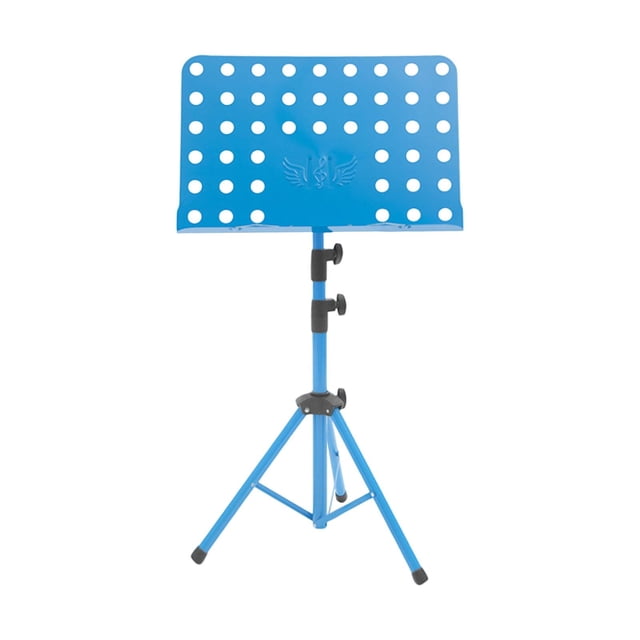 Milaget Support de Partition Réglable en Hauteur pour Bande, Performance sur Scène, Lecteurs de Musique, Bleu