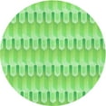 thumbnail image 1 of Ahgly Company Machine Washable Indoor Round Transitional Emerald Green Area Rugs, 8' Round, 1 of 7