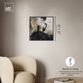 thumbnail image 5 of Steeped In Golden Glam Fashion Canvas Wall Art by Art Remedy, Black Floater Frame, 20"x20", 5 of 7