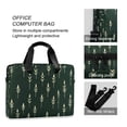 thumbnail image 4 of FORMRS 16" Laptop Sleeve Bag Carrying Case with Handle Travel Shoulder Briefcase, Dark Green Plants, 4 of 8