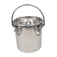 thumbnail image 1 of koolsoo Milking Machine Bucket Easy Carrying Stainless Steel for Livestock Horse Cow 5L, 1 of 9