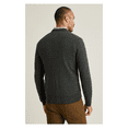 thumbnail image 2 of Hart Schaffner Marx Men's Big & Tall Extra Fine Merino Wool V-Neck Sweater (X-Large Tall, Char Gray Heather), 2 of 2