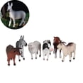 thumbnail image 4 of 6Pcs Mini Forest Animal Toy Set Plastic Similation Animals Figures Model Toys Educational Cognition Toy Farm Animal Toy Favors for Kids, 4 of 8
