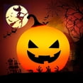 thumbnail image 2 of Noche De Calabaza De Halloween, Lámpara Led De Silicona Recargable Por Usb, Luces De Ambiente Festivas Coloridas Para Restaurante De Hotel En Casa Methold HA046051-02, 2 of 6