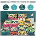 thumbnail image 6 of 3PCS Cute Dog Duvet Cover Set Twin, 1 Duvet Cover And 2 Pillowcase, Duvet Cover for Kids Girls Boys And Teens, 6 of 6