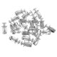 thumbnail image 4 of 20 piezas de anclajes de puerta huecos de metal, pernos de matrícula, tuercas de pétalo con tornillo, anclajes de puerta huecos, gatos, tuercas de pétalo, tornillos de acero inoxidable, 4 of 7
