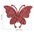 thumbnail image 2 of GETAJGHSD butterfly car stickers Butterfly Stickers Dark Red Rhinestone 5Pcs Women Christmas, 2 of 6