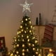 thumbnail image 5 of Estrella Luminosa de Hierro para La Punta Del Árbol de Navidad | Colgante de Luz de Estrella Plateada de Cinco Puntas | 30 X 25 X 6 Cm | Decoración Navideña, 5 of 6
