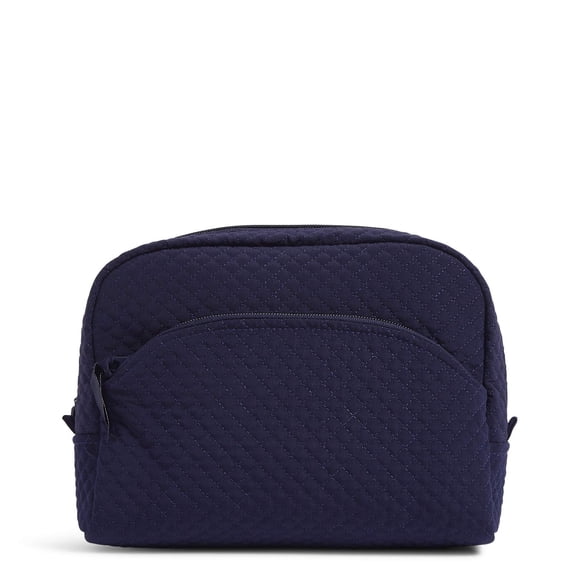 Vera Bradley Women's Microfiber Large Cosmetic Makeup Organizer Bag Navy One Size