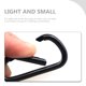 thumbnail image 2 of 5 piezas de metal carabinador clip de llave hebilla de aluminio de aluminio hebilla de metal carabinador, 2 of 5