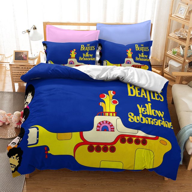 3D Digital Printing Quilt Cover Bed Sheet Pillowcase Three-piece Set Four-piece Set