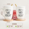 thumbnail image 3 of Set de tazas de café de cerámica para el 25 aniversario de AW BRIDAL, 350 ml, 3 of 9