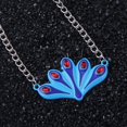 thumbnail image 2 of Collar Pulsera Película Juego Collar Pulsera [Yue Xinghui] Propiedad Intelectual Sin Procesar 1 Juego De Collar De Pavo Real Azul Niña Serpiente Pulsera Conjunto De Joyas ANGGREK Movie Game Necklace Bracelet, 2 of 8