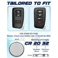 thumbnail image 2 of czcpp-Key Fob Battery Replacement for Lexus, 2PCs CR2032 Batteries for Car Remote Key for Lexus ES, GS, is, LX, NX, RC, RX 2015-2020 CR 2032, 2 of 4