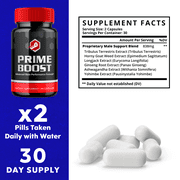 Prime Boost Mens Support Formula Pills Advanced Supplement 180 Capsules