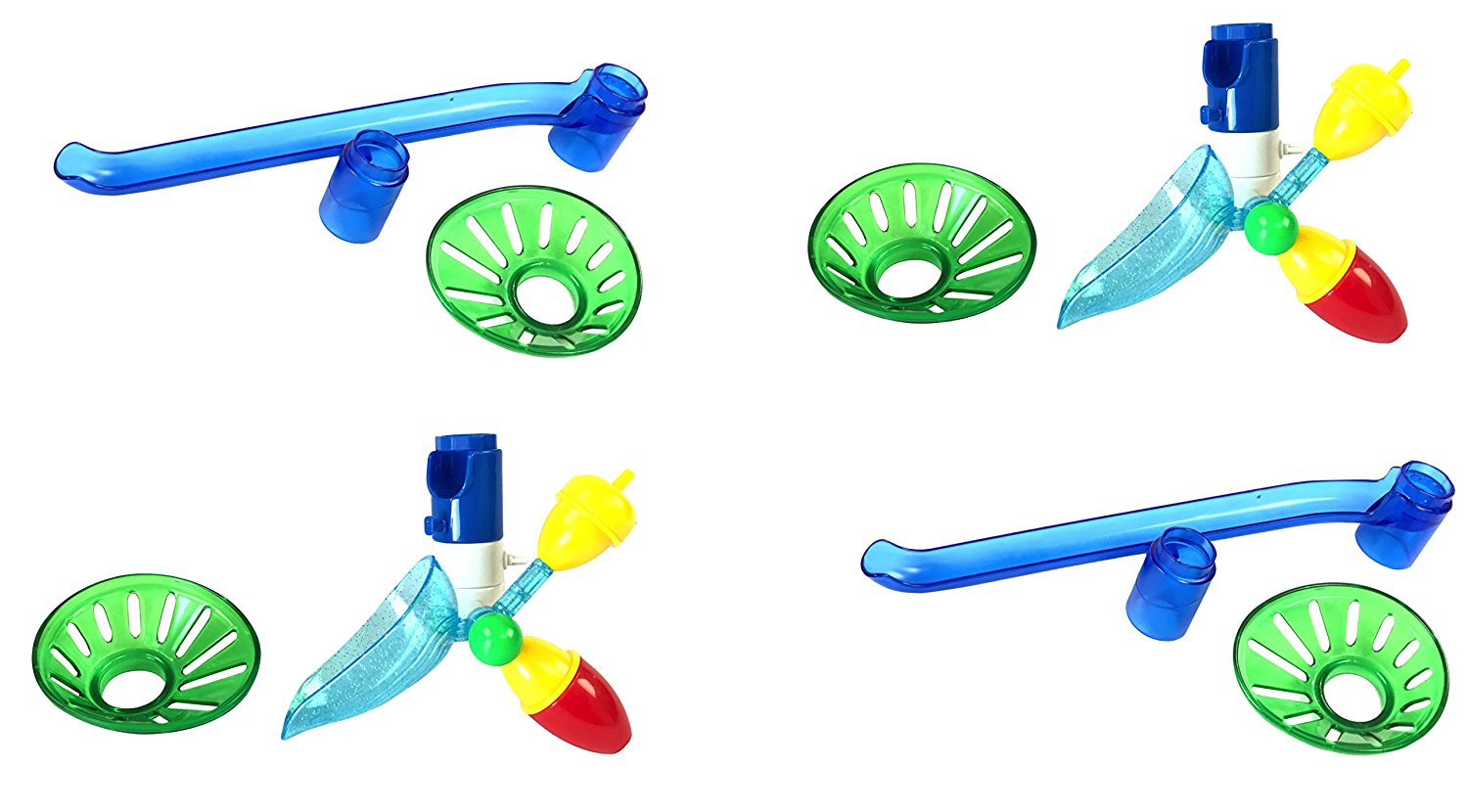 Marble Genius Jumps & Swings Marble Run Accessory AddOn Set (8 pcs