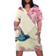 thumbnail image 2 of Colibrí enamorado Vestido suelto de bolsillo Vestidos de novia vestido de noche mujer, 2 of 7