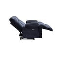 thumbnail image 6 of Gewnee Modern Fabric Power Reclining Sectional Sofa with USB Charging Ports, Solid Wood Frame, Padded Seats, for Living Room & Home,Blue, 6 of 10