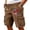 Brown, variant on Mens 250th Anniversary Usa Cargo Shorts Patriotic Baggy Shorts Comfortable Distressed Short Trousers 2026 Summer American Flag Cross Shorts with Pockets Wine XXXL
