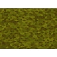 thumbnail image 1 of Ahgly Company Machine Washable Indoor Rectangle Transitional Dark Yellow Green Area Rugs, 7' x 10', 1 of 7