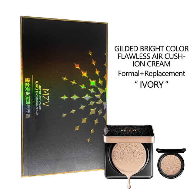 FcBaudy Concealer, Cover Perfection Tip Concealer, Multi-Use Concealer, MZV Gold Plated Cushion Cream Brightens, Isolates Concealer And Keeps Makeup On makeup on