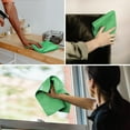 thumbnail image 6 of MR.Siga Microfiber Cleaning Cloths, All-Purpose Microfiber Towels, Streak Free Cleaning Rags, Pack of 12, Green, Size 32 x 32 cm(12.6 x 12.6 inch), 6 of 7