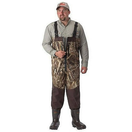 Caddis Mens Regular Realtree Max-5 1200 Gram Northern Guide Breathable Bootfoot Zippered Waders